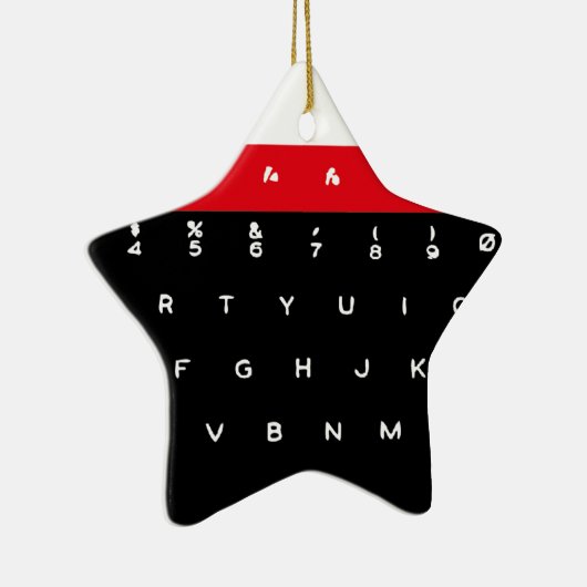 BBC Micro-toetsenbordtoetsen Keramisch Ornament (Rechts)