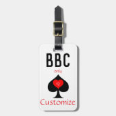 BBC Only Blade Spade Sign Thunder_Cove Bagagelabel (Voorkant verticaal)