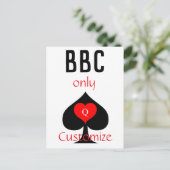 BBC Only Blade Spade Sign Thunder_Cove Briefkaart (Staand voorkant)