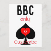BBC Only Blade Spade Sign Thunder_Cove Briefkaart (Voorkant)