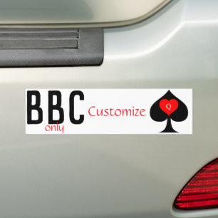BBC Only Blade Spade Sign Thunder_Cove Bumpersticker
