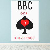 BBC Only Blade Spade Sign Thunder_Cove Canvas Afdruk (Insitu (Houten vloer))