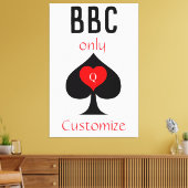 BBC Only Blade Spade Sign Thunder_Cove Canvas Afdruk (Insitu (Woonkamer))