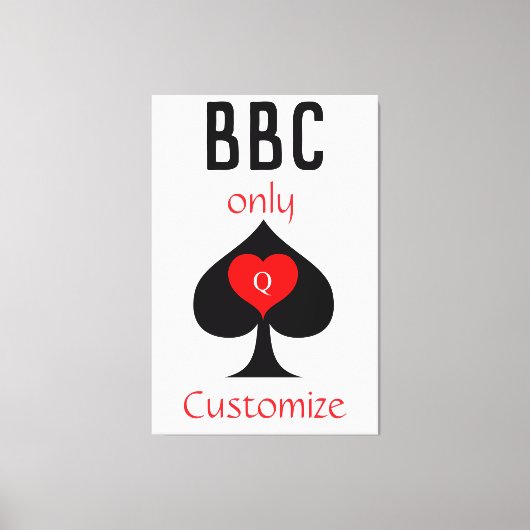 BBC Only Blade Spade Sign Thunder_Cove Canvas Afdruk (Voorkant)