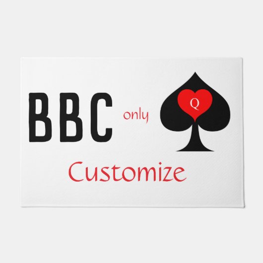 BBC Only Blade Spade Sign Thunder_Cove Deurmat (Voorkant)