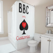 BBC Only Blade Spade Sign Thunder_Cove Douchegordijn (In situ)