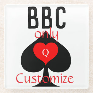 BBC Only Blade Spade Sign Thunder_Cove Glazen Onderzetter