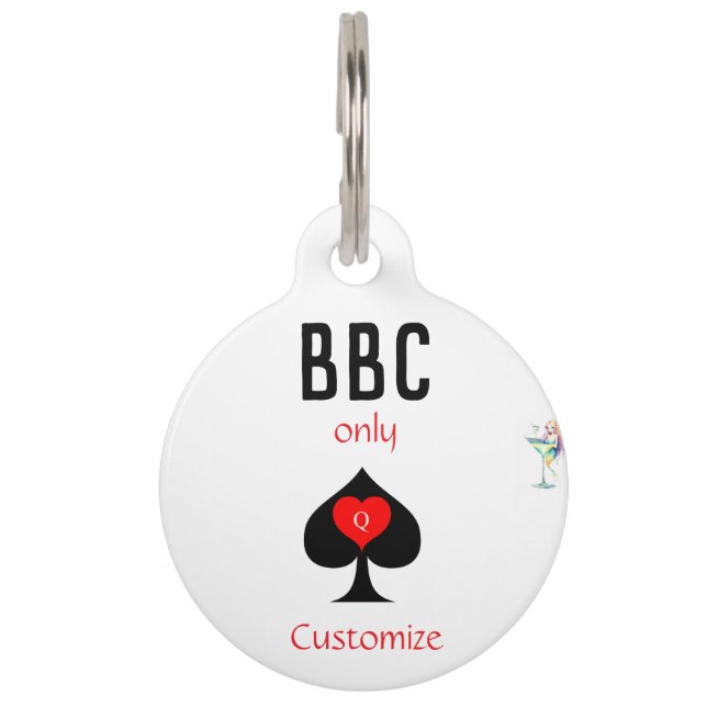 BBC Only Blade Spade Sign Thunder_Cove Huisdierpenning (Voorkant)