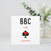 BBC Only Blade Spade Sign Thunder_Cove Kaart (Staand voorkant)