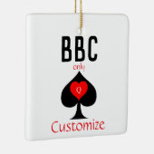 BBC Only Blade Spade Sign Thunder_Cove Keramisch Ornament (Rechts)