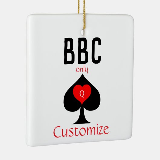 BBC Only Blade Spade Sign Thunder_Cove Keramisch Ornament (Rechts)