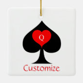 BBC Only Blade Spade Sign Thunder_Cove Keramisch Ornament (Achterkant)