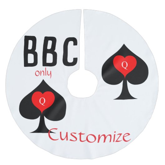 BBC Only Blade Spade Sign Thunder_Cove Kerstboom Rok (Voorkant)