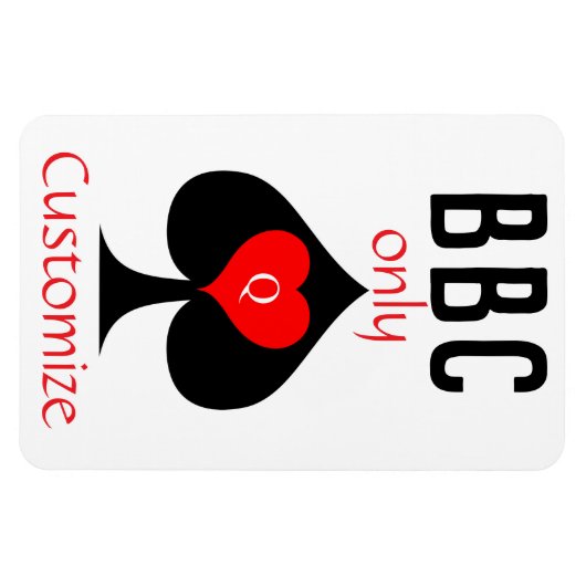 BBC Only Blade Spade Sign Thunder_Cove Magneet (Horizontaal)