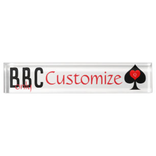 BBC Only Blade Spade Sign Thunder_Cove Naambordje