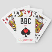 BBC Only Blade Spade Sign Thunder_Cove Pokerkaarten (Achterkant)
