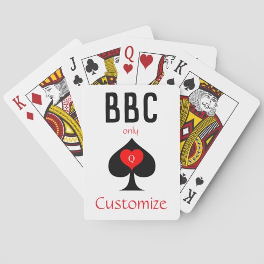 BBC Only Blade Spade Sign Thunder_Cove Pokerkaarten (Achterkant)
