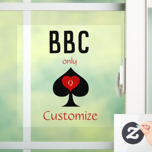 BBC Only Blade Spade Sign Thunder_Cove Raamsticker (Huis)