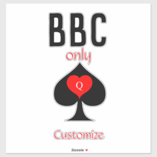 BBC Only Blade Spade Sign Thunder_Cove Sticker