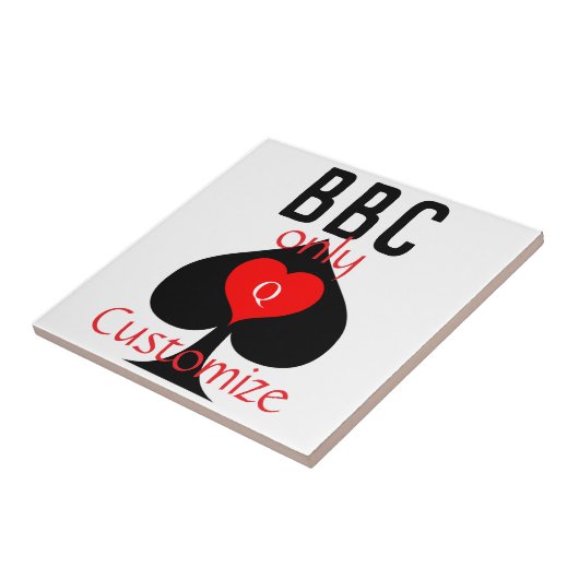BBC Only Blade Spade Sign Thunder_Cove Tegeltje (Zijkant)