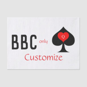 BBC Only Blade Spade Sign Thunder_Cove Tissuepapier
