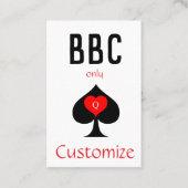 BBC Only Blade Spade Sign Thunder_Cove Visitekaartje (Voorkant)