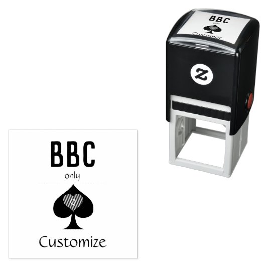 BBC Only Blade Spade Sign Thunder_Cove Zelfinktende Stempel (In situ)