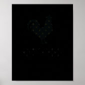 BBC S - Grappige en humoristische Rooster Design S Poster (Voorkant)