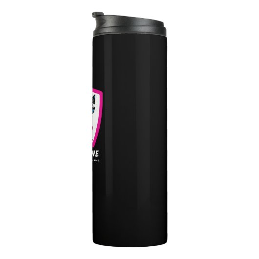 BBDLogoEmblem FC-tekst Thermosbeker (Geroteerd rechts)