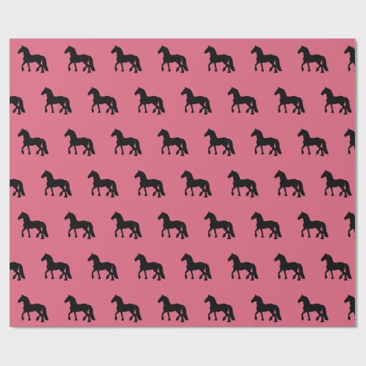 BBE Horse Wrapping Paper - Aanpassen Cadeaupapier (Vlak)