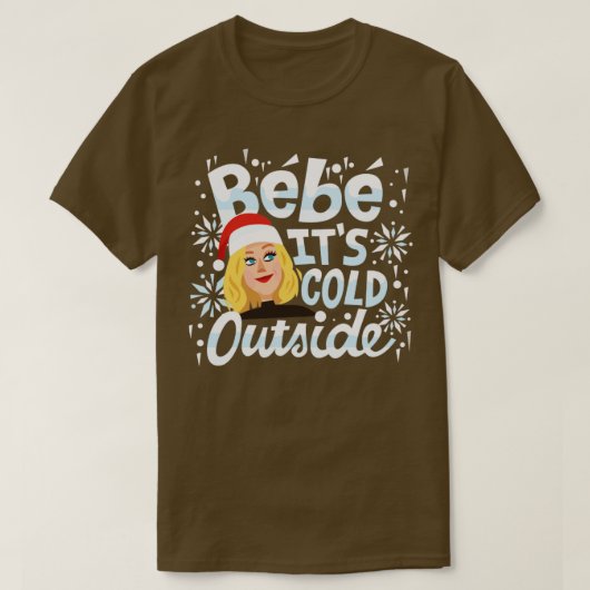 Bbe zijn koude buitenkant t-shirt (Design voorkant)