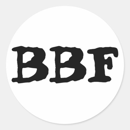 BBF, Best Friends Forever, set Stickers (Voorkant)