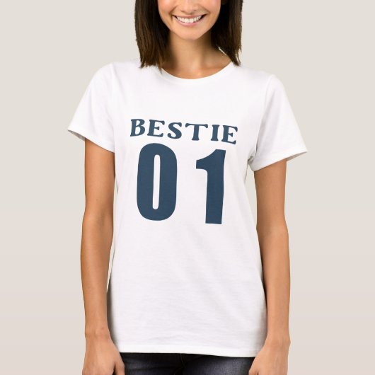 BBF Bestie 01 - Beste vriend T-shirt (Voorkant)
