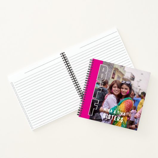 BBF en Zusters Definitie Foto Magenta Notitieboek (Binnen)