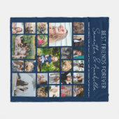 BBF gepersonaliseerde 24 foto collage Fleece Deken (Voorkant (Horizontaal))