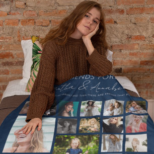 BBF gepersonaliseerde 24 foto collage Fleece Deken
