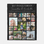 BBF gepersonaliseerde fleece deken met 24 foto col (Voorkant)