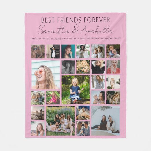 BBF Speciaal 24 Foto Collage Fleece Blanket (Voorkant)