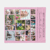 BBF Speciaal 24 Foto Collage Fleece Blanket Deken (Voorkant (Horizontaal))