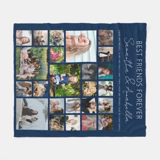 BBF Speciaal 24 Foto collage Fleece Deken (Voorkant (Horizontaal))
