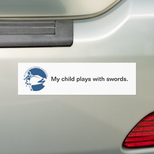 BBFA-Bumpersticker - kind Bumpersticker (Op auto)