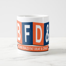 "BBFDnC" 20oz Grote Koffiekop