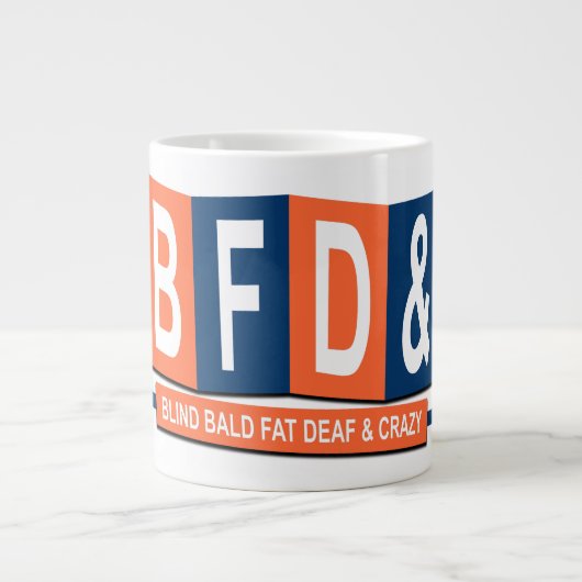"BBFDnC" 20oz Grote Koffiekop (Voorkant)