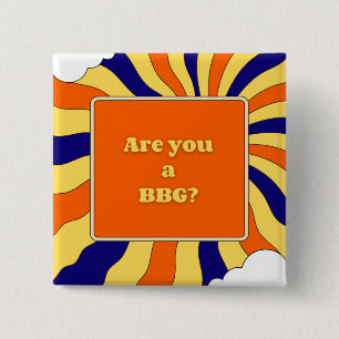 BBG-Button Vierkante Button 5,1 Cm