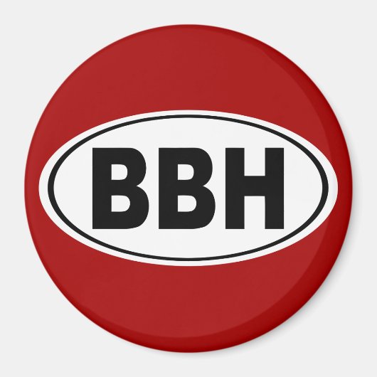 BBH Boothbay Harbour Maine Magneet (Voorkant)
