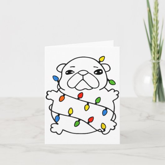 Bble Meme Christmas Funny I Am Bble Wash My Belly  Kaart (Voorkant)