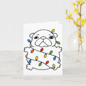 Bble Meme Christmas Funny I Am Bble Wash My Belly  Kaart (Gele Bloem)