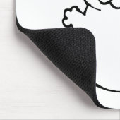 Bble Meme Funny Dog Brainrot Wash My Belly Meme  Muismat (Hoek)