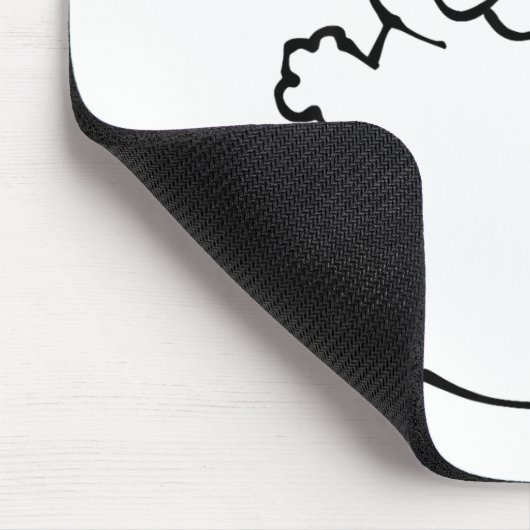 Bble Meme Funny Dog Brainrot Wash My Belly Meme  Muismat (Hoek)