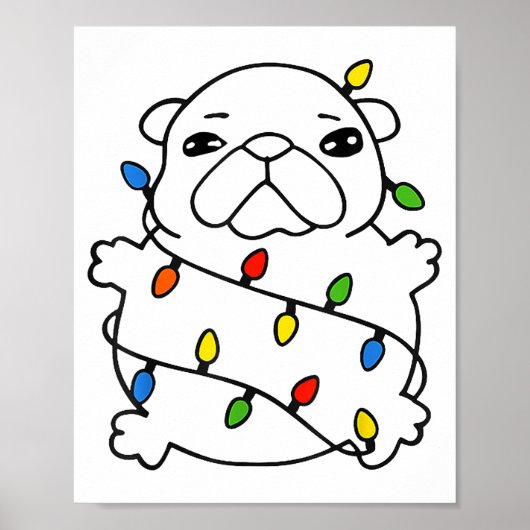 Bble Meme Kerst Grappig Ik Ben Bble Was Mijn Buik Poster (Voorkant)